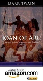 Female Spiritual Warrior - Joan of Arc Mark Twain Book