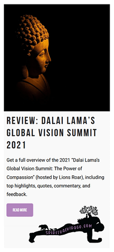 Dalai Lama Global Vision Summit