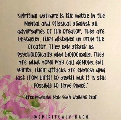 SpiritualVirago_com - Spiritual Warrior Quote Square 4