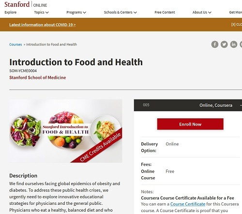 Fitness Nutrition Course - Intro Food Health