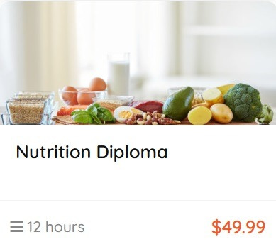 Nutrition Fitness Courses - Nutrition Diploma